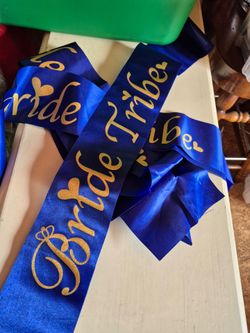 Bride tribe sashes