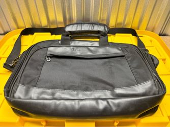 Black Laptop Bag with Shoulder Strap