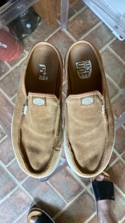 Tan loafers