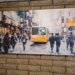 Modern Oversized Canvas Wall Art Print 58x29