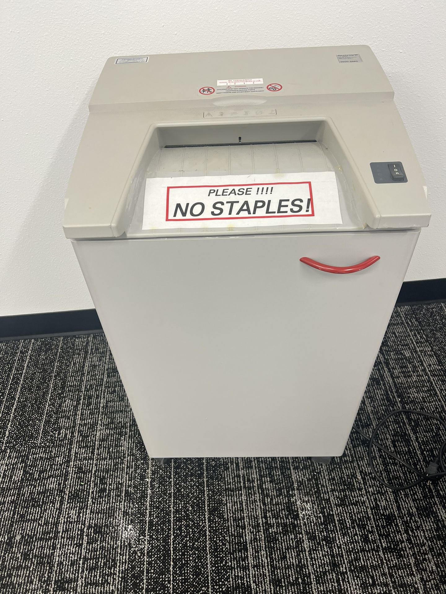 High Security Shredder