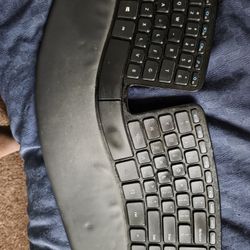 Microsoft Sculpt Ergonomic Wireless Keyboard and Number Pad Model 1559 W/ USB