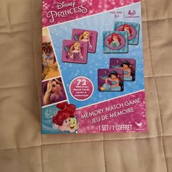 Disney Princess Memory Match Game