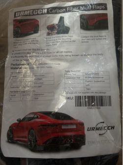 URMECCH carbon fiber mud flaps 4pcs