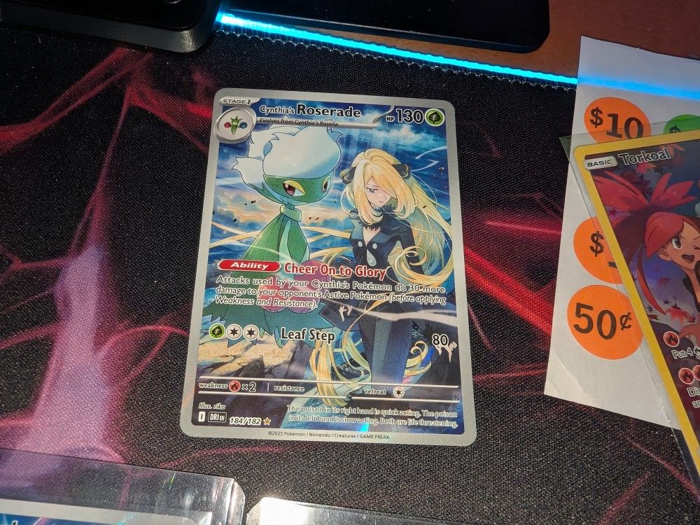 Cynthia's Roserade 184/182 Destined Rivals Pokemon