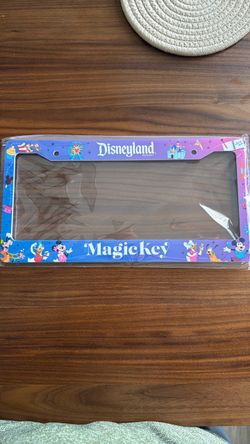 Disneyland  Magic Key License Plate Frame