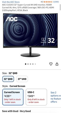 2x 32inch 4k Monitors