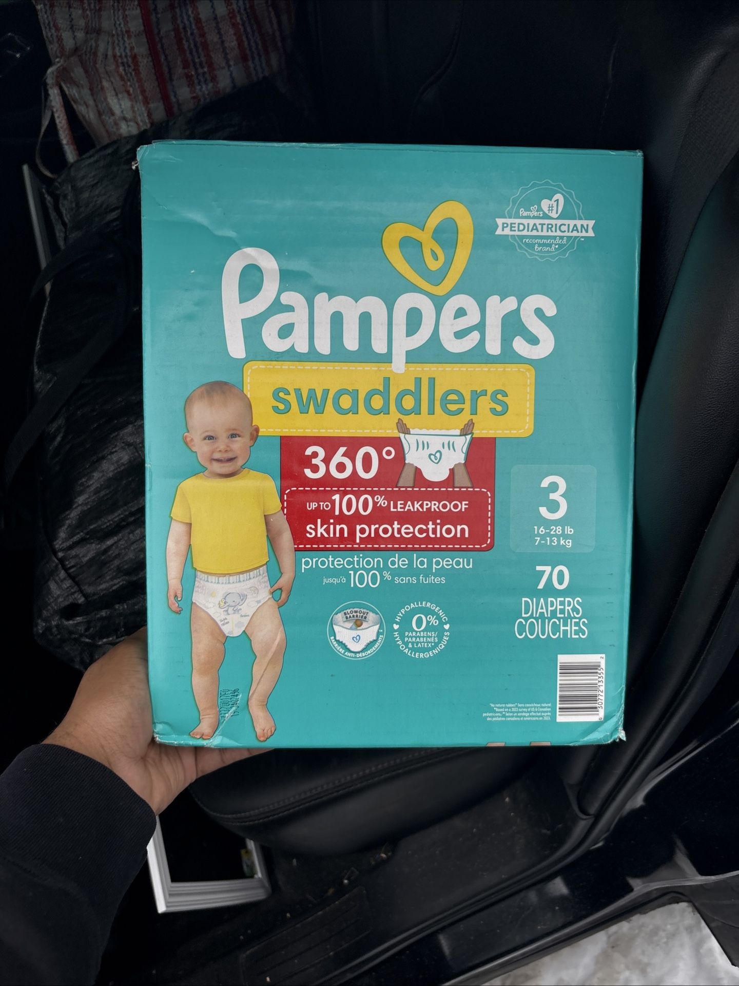 Pamper Swaddlers 360 Size 3 Count 70