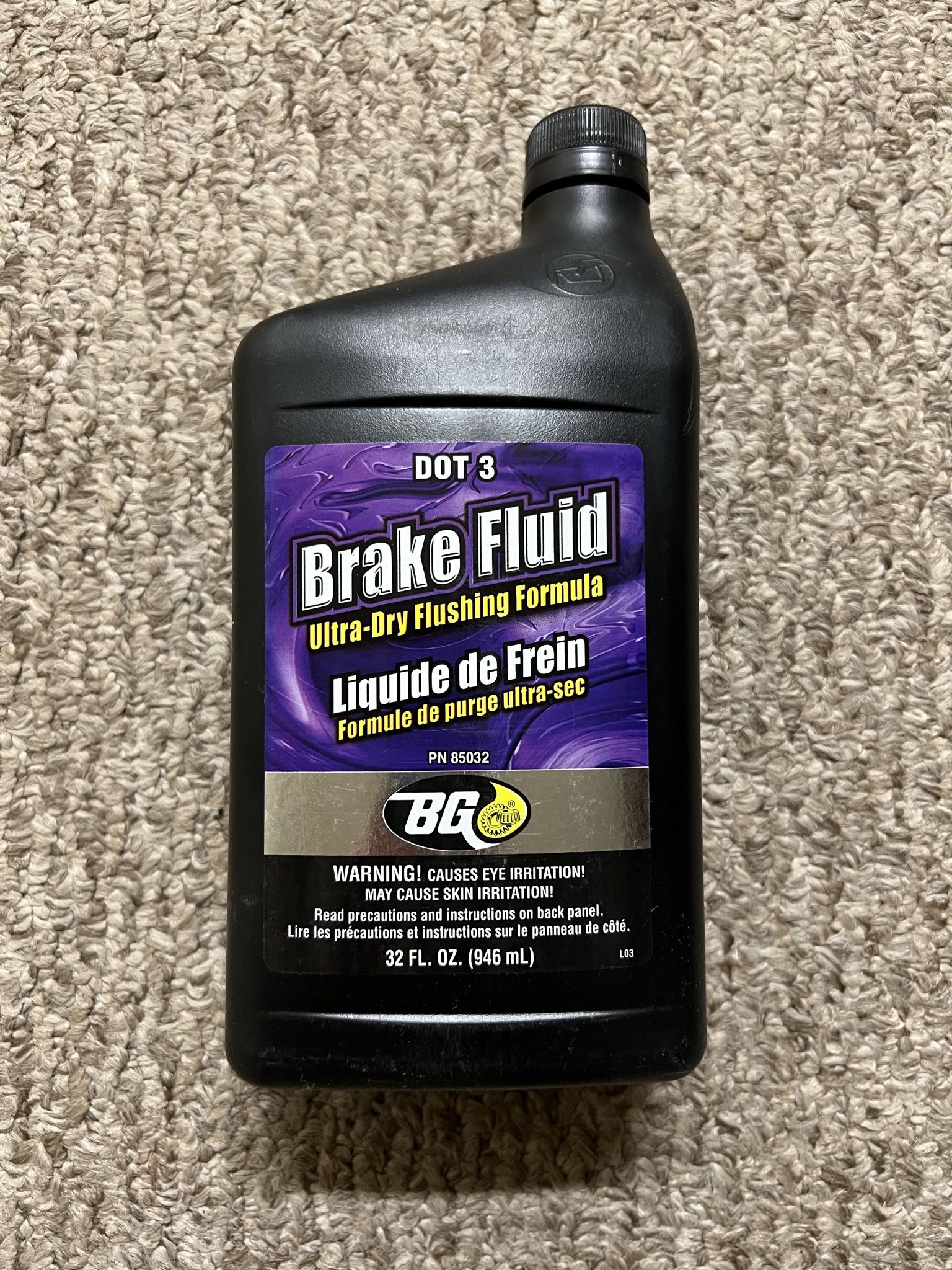 BG Dot 3 Brake Fluid