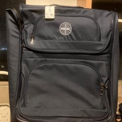 Pam Am Rollin Garment Bag Navy Blue 