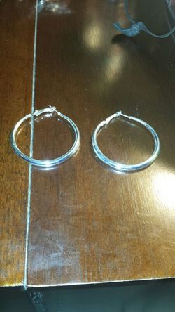 Sterling Silver Hoop Earrings