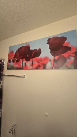 Flower canvas large