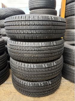 LT245/75r16 E10 BfGoodrich Tires In Great Shape
