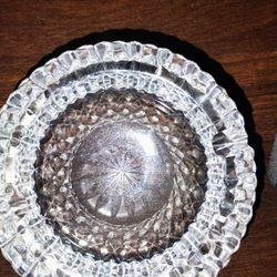 beautiful Crystal ashtrays 