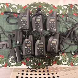 PocketWizard Plus III Wireless Flash Triggers – Set of 6 w/ Cables & Mounts