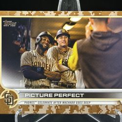 Manny Machado 2022 Topps Memorial Day Camo /25 San Diego Padres
