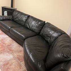 Sofa Couch Set Black