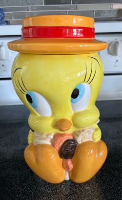 Tweety Bird 1997 Ceramic Cookie Jar Warner Bros.  Looney Tunes by Gibson
