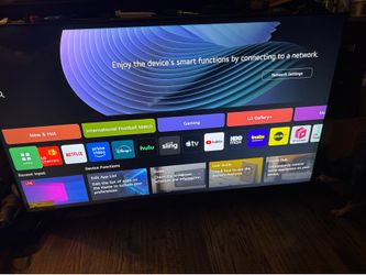 Selling 65 inch Lg 4 k smart tv literally months old just upgraded don’t need asking  280 firm