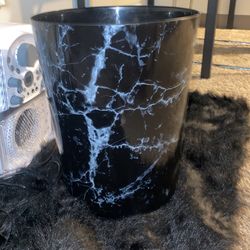 Marble Trash Can