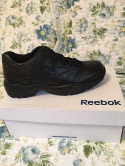 New Reebok Leather Black Walking shoe