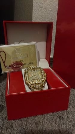 Cartier moissanite watch