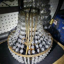 Vintage Crystal Candle-Holder Chandelier