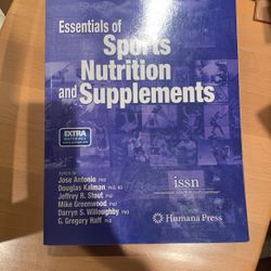 Essentials Of Sports Nutrition And Supplements