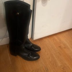 Inc Black Leather Boots