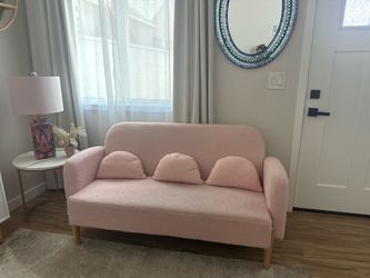 Pink couch