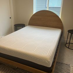 Queen Bed frame and Mattress 