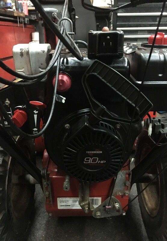 Used craftsman 28 inch 9hp snowblower with EZ steer powered steering