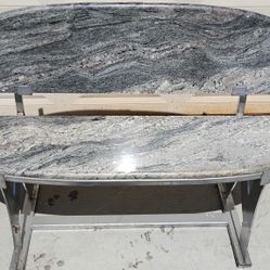 CUSTOM MADE MARBLE BENCH 