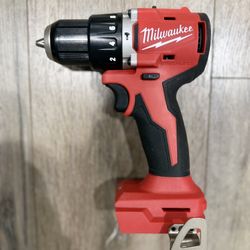 Milwaukee M18 18V Lithium-Ion Brushless Cordless 1/2 in. Compact Hammer Drill/Driver (Tool-Only)