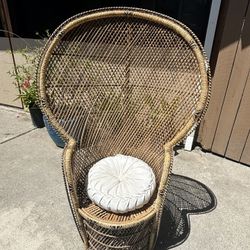 Vintage peacock Chair