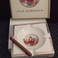Porcelain Ceramic Cigar Ashtray