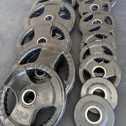 Polyurethane Coated Olympic Weight Set