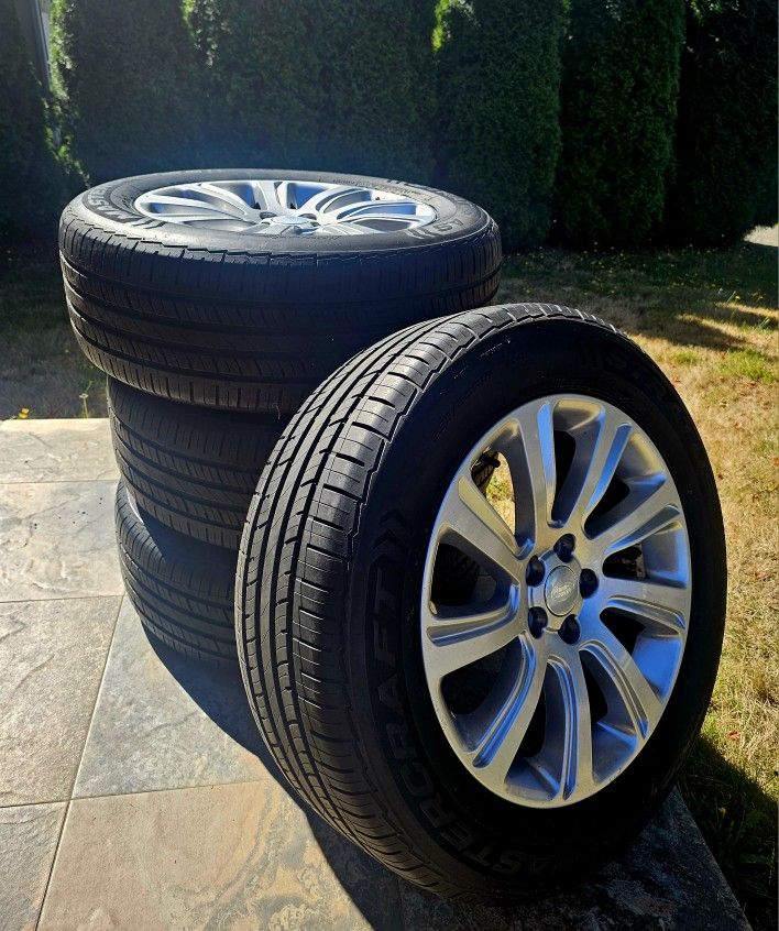 Land Rover Range Rover 18 Inch Wheels Rims OEM Set w/ Tires