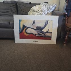 Picasso The Rest Litho Print Poster 2002 24"x36" Thick Stock Paper ARS New York