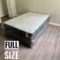NEW Mattress Full Size With Box Spring // Offer 🚚
