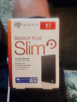 SEAGATE BACKUP PLUS EXTERNAL HARD DRIVE 1TB