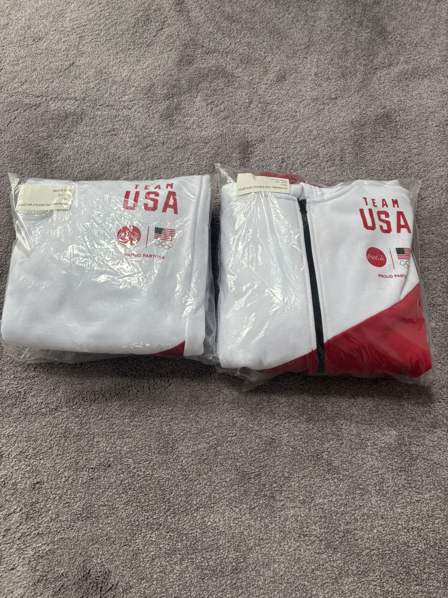 Sweatpants And Zip Up Hoodie Coca-Cola/Olympics