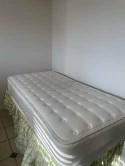 Twin Mattress + Bed Frame
