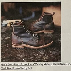 Men’s Casual Boots 10.5