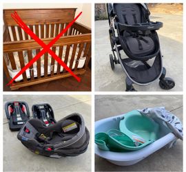 Free baby stroller/tub/changing pad