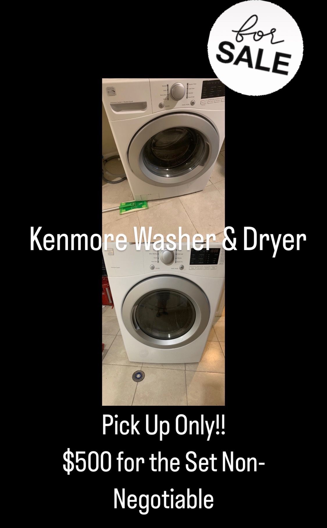 Washer And Dryer For Sale