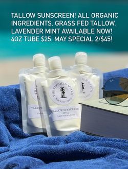 Tallow Sunscreen!