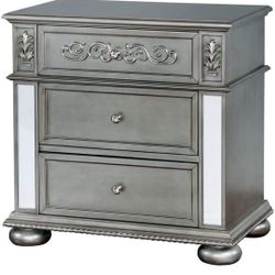 2 mirror nightstands 