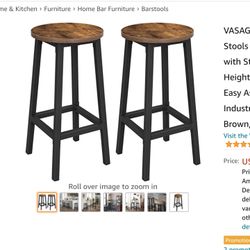 Set Of 2 Barstools