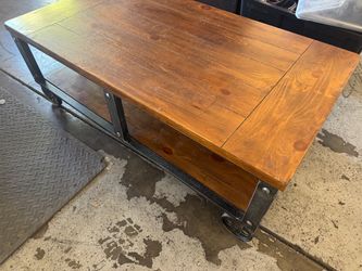 Industrial style coffee table